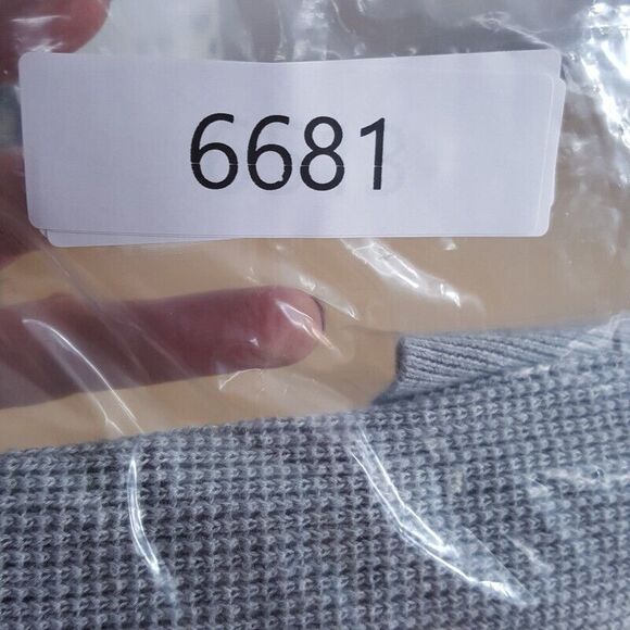 ALL SAINTS Womens Sweater Medium Gray Zip Up Cardigan Pocket Loose Knit STAFFORD - Picture 8 of 8